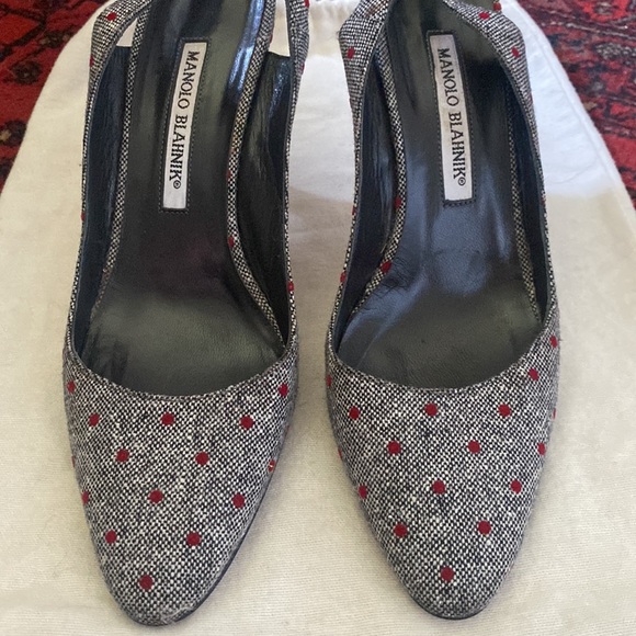 Manolo Blahnik Slingback Heels - Picture 2 of 7